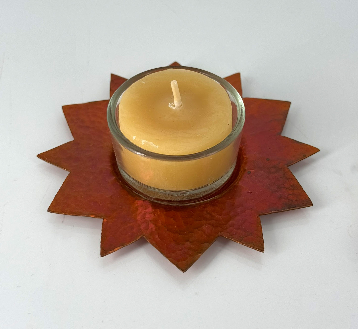 Teelichtstern Kupfer