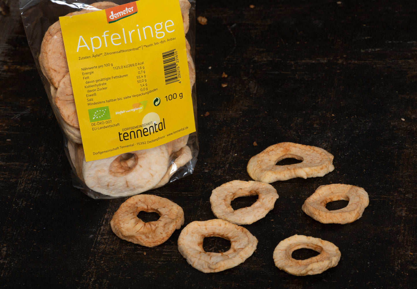 Apfelringe demeter 100g