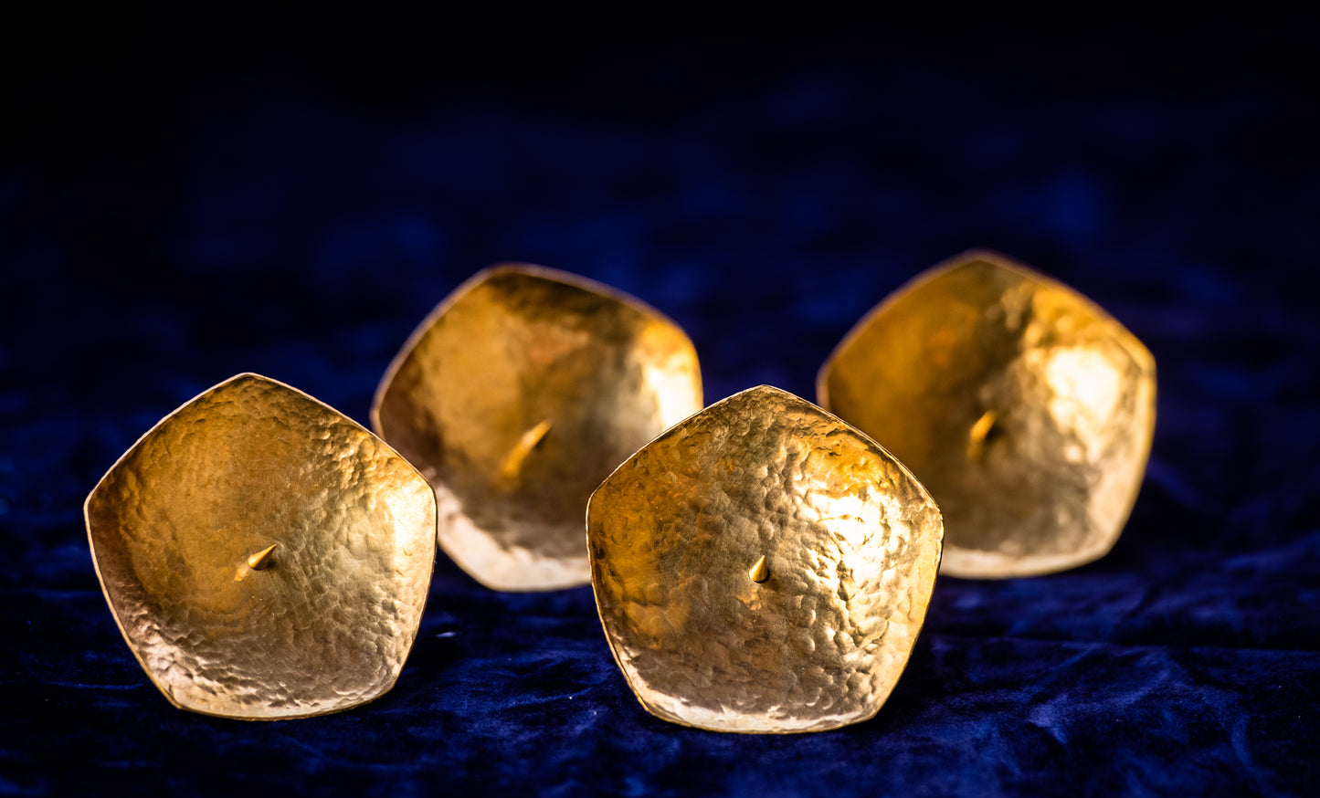 Adventskranzstecker Messing 4St